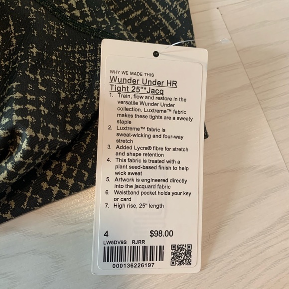 LULUEMON Wunder Under HR Tight - Picture 5 of 5